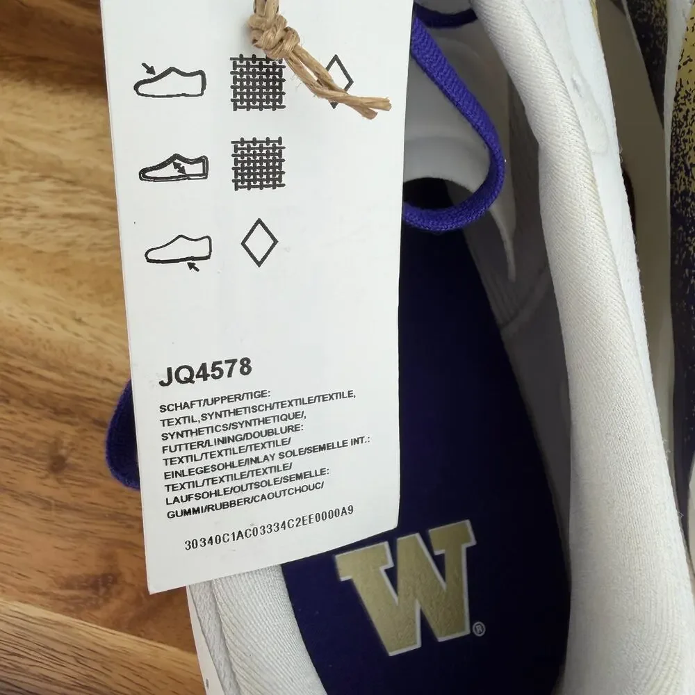Adidas x Adizero EVO SL Washington Huskies Men’s Size 14 Sneakers JQ4578